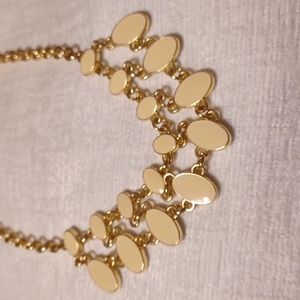 Reversible enamel necklace